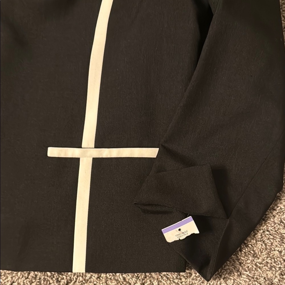 Black Label Black Blazer with White Trim XL or 18 size - Picture 6 of 6